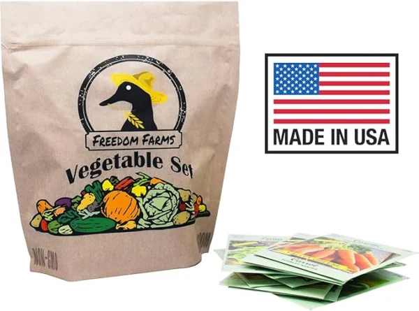 Set of 43 Assorted Vegetable & Herb Seed Packets - Over 10,000 Seeds! - Includes Mylar Storage Bag - Deluxe Garden Heirloom Seeds - 100% Non-GMO - Image 4