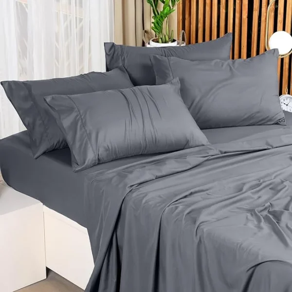 Utopia Bedding Queen Bed Sheets Set - 4 Piece Bedding - Brushed Microfiber - Shrinkage and Fade Resistant - Easy Care (Queen, Grey) - Image 3